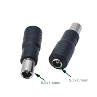 Adaptateur d'alimentation CC 8.0*1.6/8.0x1.6mm mâle vers 5.5x2.1mm femelle, connecteur CC pour ordinateur portable Xiaomi, pour la charge de trottinettes électriques