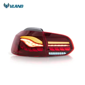 VLAND LED 미등 어셈블리 후면 테일 램프 2008-2013 2014 폭스 바겐 골프 mk6 VW mk6 골프 r20 gtd gti