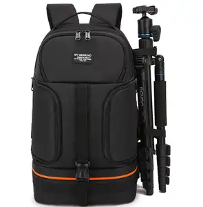 Bolsa para câmera, sacola multifuncional para fotografia digital, mochila para laptop na moda