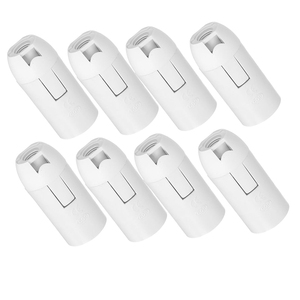 Offre Spéciale à vis type <span class=keywords><strong>E14</strong></span> corps lisse douille de lampe blanche douille d'ampoule en plastique - Product Image 1