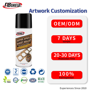 FIBSHIELD 450ML Mastic de <span class=keywords><strong>joint</strong></span> en cuivre en spray résistant aux hautes températures pour la dissipation thermique et la prévention des brûlures, améliore le transfert de chaleur - Product Image 1