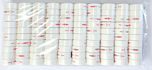 Mini etiquetas térmicas sintéticas blancas de 12 mm x 40 mm, rollo de etiquetas adhesivas para impresión. - Product Image 3