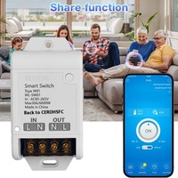 Tuya WiFi Smart 30A prise d'écran tactile haute puissance domotique pour lampes et lanternes App télécommande système de maison intelligente