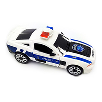 Mainan Robot Mobil Polisi yang Dapat Berubah Bentuk 20cm 5 in 1 Seri Kombinasi Figur Aksi Dari Set City Defenders SINCO