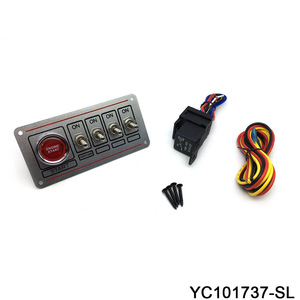 Interruptor Combinado de 4 Posiciones, Encendido de Botón, Arranque con un Solo Botón para Coche, Barco, Modificación y Actualización - Product Image 3