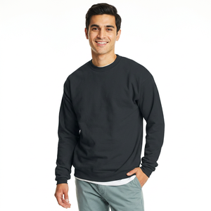 Sudadera con Capucha de Algodón Puro de Alta Calidad al por Mayor, 380G, Gruesa, para Hombre, Estilo Holgado, Básico, Manga Larga - Product Image 1