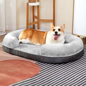 Memory-Schaum Hundebett mit Seiten für Kleintiere Orthopädisch Atmungsaktiv Waschbar Abnehmbarer Bezug Wasserdicht Anpassbar MJ Marke - Product Image 6