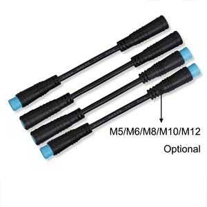 Câble d'extension étanche en PVC M6 M8 M12 2p 3p 4p 5p 6P Mâle Femelle pour Kit d'affichage de Vélo Électrique, E-bike, Moto - Product Image 6