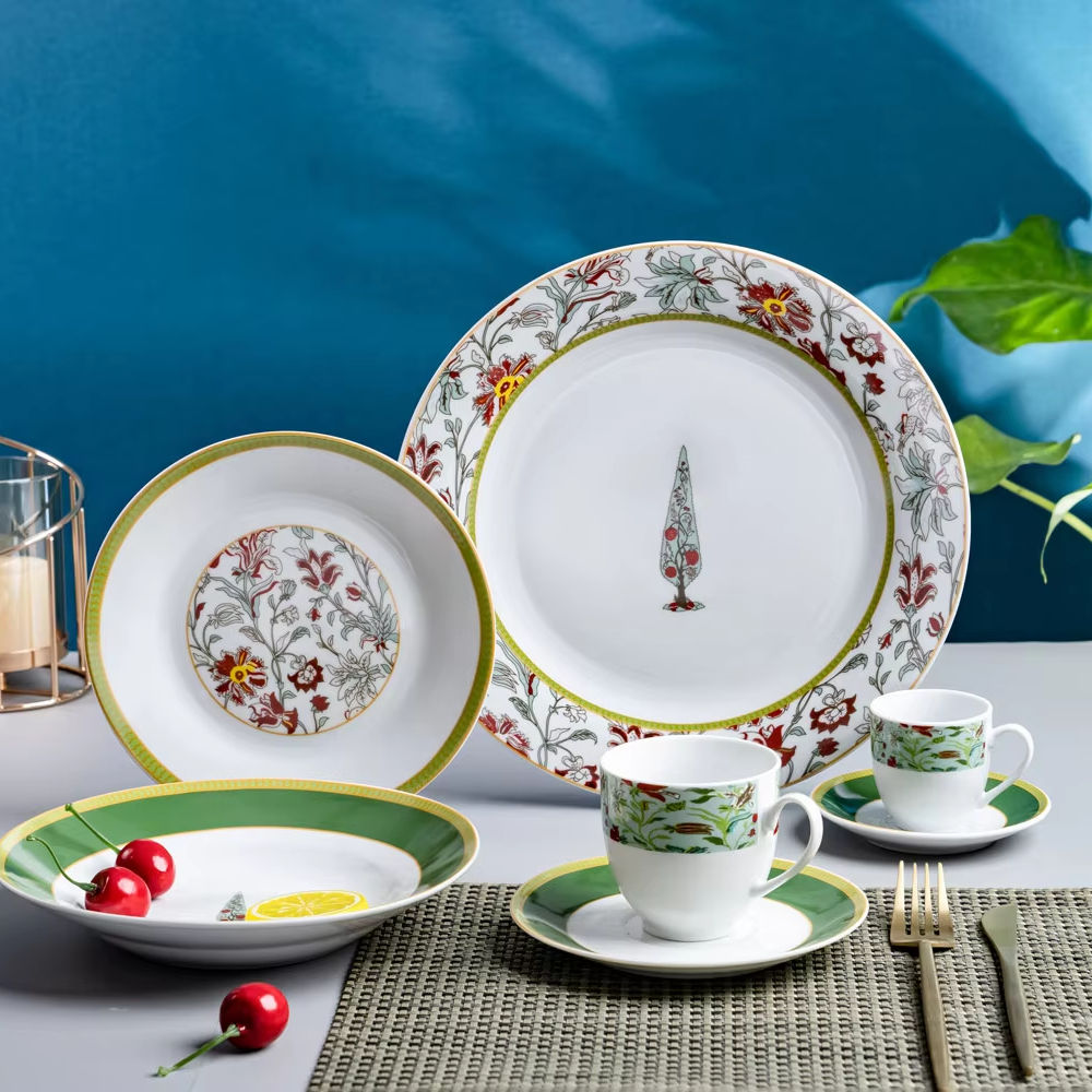 Fifth Colorful Dishware 222 Fifth CHRISTMAS LANE Square Dinner