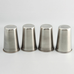 Tazas de acero inoxidable, 86x60x125mm, botellas de agua portátiles para viaje, juego de tazas de cerveza para uso en exteriores - Product Image 3