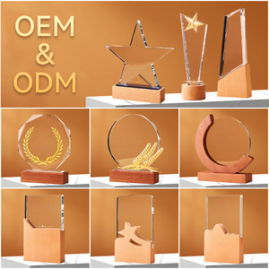 Trofeo in Cristallo Personalizzato per Premi Aziendali, Coppa <span class=keywords><strong>Champions</strong></span> <span class=keywords><strong>League</strong></span>, Souvenir con Incisione, Premio in Cristallo - Product Image 1