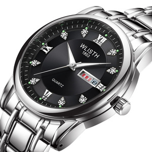 Nouvelle montre pour homme avec cadran marqué de diamants, taille 42 mm, grande taille - Product Image 6