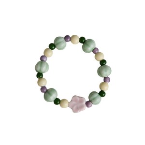 Bracelet en céramique fait main de Jingdezhen, ne se décolore pas, pour femme, haut de gamme, nouveau style chinois, polyvalent, motif floral de style national - Product Image 5