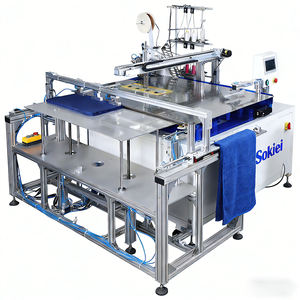 Machine à coudre entièrement automatique pour les bords des chiffons de nettoyage, serviettes, tapis de souris, coussins de siège, semelles intérieures et torchons de vaisselle - Product Image 3