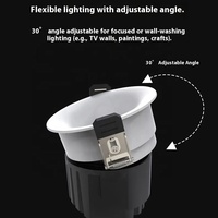 Honmekit Spot LED moderne incurvé Graffiti Zigbee Smart 0-10V Angle réglable E27 Base Aluminium intégré pour le salon Non