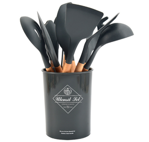 12 pièces en gros accessoires de cuisine en <span class=keywords><strong>silicone</strong></span> antiadhésif ustensile de cuisine ensemble d'ustensiles de cuisine en <span class=keywords><strong>Silicone</strong></span> - Product Image 6