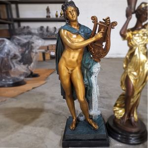 Handgemachte Kunst Statue griechische Dame Göttin Bronze Skulptur für Desktop Home Decoration - Product Image 2