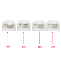 Kabel Splitter Kipas PWM 4Pin 1-ke-4, Adaptor Ekstensi Kontrol Kecepatan PWM Sinkron untuk Pendingin CPU & Kipas Casing PC