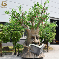 SGAI98 arbre animatronic réaliste, simulation de parc d'attractions, arbre parlant animatronic à vendre