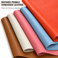 Cuir pleine fleur véritable de vachette grainé pour chaussures, sacs, portefeuilles, porte-cartes, étuis à lunettes – Vente en gros, personnalisation OEM