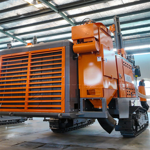 Plataforma de Perforación Minera ZGYX 452T, Perforadora de Pozos DTH Diésel Montada sobre Orugas, Equipo Industrial Naranja, Perforación Máxima de 21 m - Product Image 5