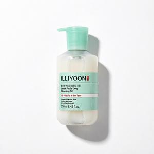 Huile nettoyante en profondeur pour le visage Illiyoon 250ml pour tous types de peaux, formule K Beauty - Product Image 1