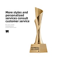Nouveau Trophée 2025 Personnalisé Haut de Gamme Créatif pour l'Honneur d'Entreprise, Récompense Employé Exceptionnel, en Résine avec Impression UV et Design Breveté