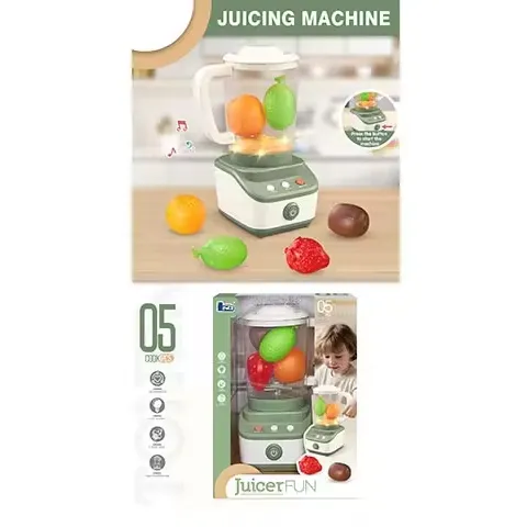 어린이 교육 퍼즐 플레이 하우스 게임 장난감 B/O 전기 주 서기 기계 장난감 세트 주방 음식 요리사 가구 장난감