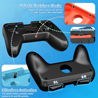 Poignées compatibles Switch 1/2 pour Nintendo Switch 2, poignées antidérapantes pour manettes Joy-Con, accessoires pour Switch OLED