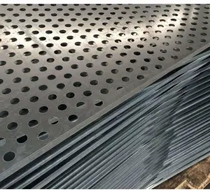 Custom Size Stainless Steel 4x8 Round Hole Decorative Perforated Metal Mesh