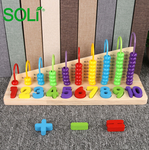 Juguete educativo inteligente <span class=keywords><strong>de</strong></span> aprendizaje para niños, cuentas <span class=keywords><strong>de</strong></span> matemáticas, tabla <span class=keywords><strong>de</strong></span> conteo <span class=keywords><strong>de</strong></span> madera, Abacus, venta directa <span class=keywords><strong>de</strong></span> fábrica - Product Image 2