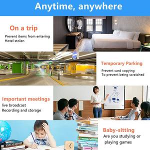 กล้อง IP ขนาดเล็ก 1080P HD ไร้สาย กล้องวงจรปิดอัจฉริยะสำหรับบ้าน กล้องบันทึกภาพกลางคืนแบบแม่เหล็ก กล้องวงจรปิดเคลื่อนที่ CMOS รองรับเมมโมรี่การ์ด - Product Image 6