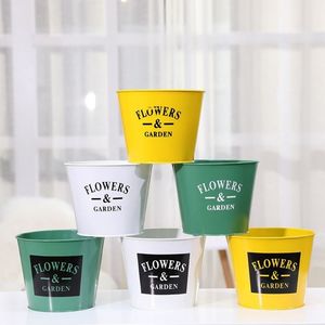 Pot de fleur moderne européen en métal artisanal Jardinière succulente Eden en fer fait à la main et enduit de poudre pour <span class=keywords><strong>le</strong></span> <span class=keywords><strong>jardin</strong></span> domestique - Product Image 1