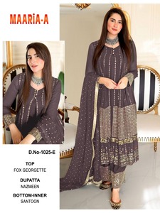 Nouvelle mode de vêtements de pelouse pour femmes robe d'été vêtements pour femmes costumes de pelouse pakistanais du fournisseur indien - Product Image 5