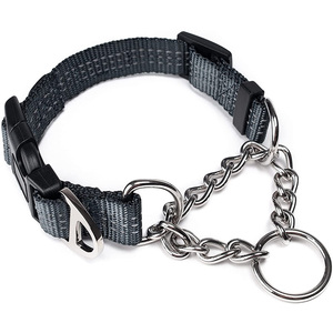 <span class=keywords><strong>Martingale</strong></span> chaîne formation collier de chien limité Cinch chaîne Pet <span class=keywords><strong>Gear</strong></span> pour pas de traction laisse marche - Product Image 1