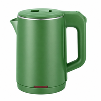 Bouilloire électrique compacte de 1 litre, 1000 watts, à ébullition rapide, pour hôtels, avec protection contre l'ébullition à sec