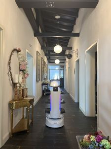 Robot Cameriere Automatico Intelligente 2026 Mi City Hot per Consegna Cibo - Robot Umanoide con <span class=keywords><strong>Intelligenza</strong></span> Artificiale - Product Image 6