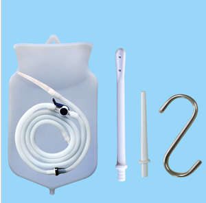 재사용 가능한 실리콘/고무 관장용 도우체 백/관장 키트 - Product Image 2