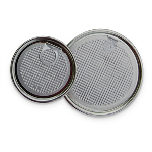 High Quality Aluminium <b>Foil</b> Easy Peel Off End 401 Food Grade Lid for Composite Cans and Packaging <b>Containers</b> - Product Image 1