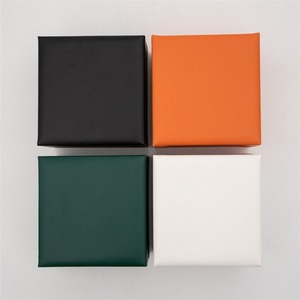 Caja de regalo cuadrada de alta gama personalizada, caja para reloj con correa de cuero, caja de regalo con LOGO, caja abatible tipo cielo y tierra. - Product Image 4