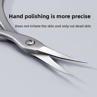 Ciseaux de bord professionnels couteau à cuticules de Style russe haut de gamme pour outil à ongles dissolvant de peau morte outil de beauté droit pour ongles