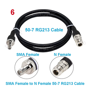 Cavo RG213 da N Maschio/Femmina a SMA Maschio/Femmina 50 Ohm a Bassa Perdita, Prolunga per Radio CB, Radio Amatoriale, Trasmettitore FM - Product Image 6