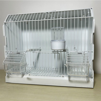 Vente en gros directe usine : Cage de transport moderne et stable pour perroquets et canaris, en fil de fer métallique, écologique, avec plateau en plastique, haute qualité