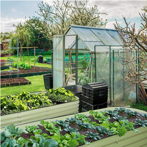 Jardinière surélevée galvanisée à faire soi-même, jardinière surélevée classique pour la maison - Plantation de fleurs et de légumes - Product Image 6