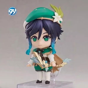 Genshined Impact Venti 1795 #   Figura de PVC de dibujos animados articulada, ecológica, estilo Chibi Nendoroid, modelo coleccionable, estatua de juego. - Product Image 1