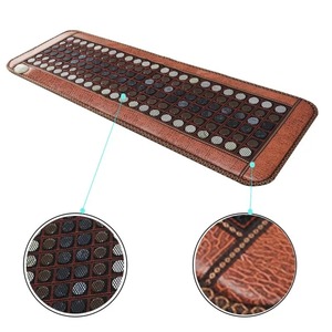 <span class=keywords><strong>Matelas</strong></span> <span class=keywords><strong>chauffant</strong></span> électrique en pierre de germanium et jade naturel 150*50CM, multifonctionnel, pour lit, canapé et yoga, avec tourmaline - Product Image 3