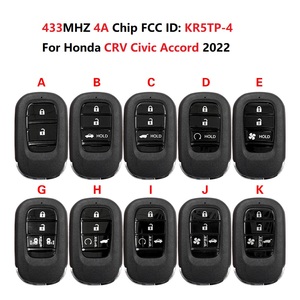 Cn003155 2/3/4/5B 2022 cho Honda CRV Civic Accord thông minh xe điều khiển từ xa Key Fob Keyless đi 433Mhz 4A chip FCC ID KR5TP-4 - Product Image 2