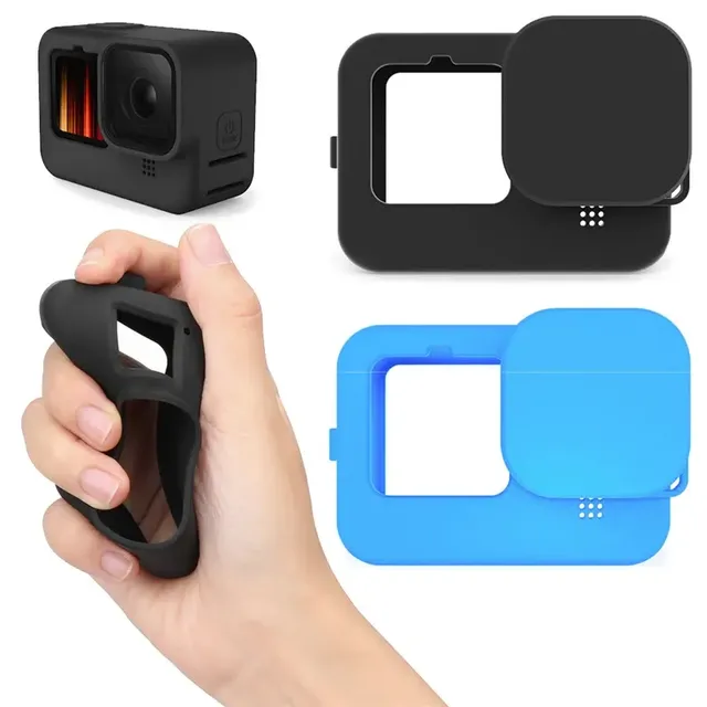 Suitable for gopro Accessories Hero 12 11 10 9 Generation Silicone Sleeve Body Lens Cap protection Anti-drop Sleeve