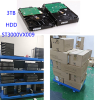 Disque dur interne de sécurité ST3000VX009 3 To pour système CCTV DVR NVR 3,5 pouces SATA 3.0 5400 tr/min 64 Mo HDD Enregistrement 24/7