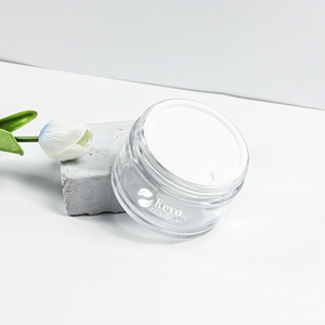 Crème pour le corps beurre de corps soins de la peau bocaux en verre clair givré conteneurs emballage 100ml 150ml 200ml cosmétique bonne qualité <span class=keywords><strong>Keyo</strong></span> - Product Image 5